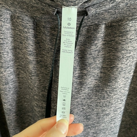 Lululemon Ready To Rulu Pant Updated 29" Heathered Spanish Rose/Black Size 10 - Picture 7 of 12